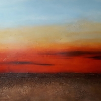 Molten Sunset | 60" x 48" | SOLD